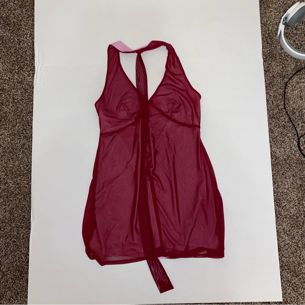 Wild Fable Red Sheer Dress